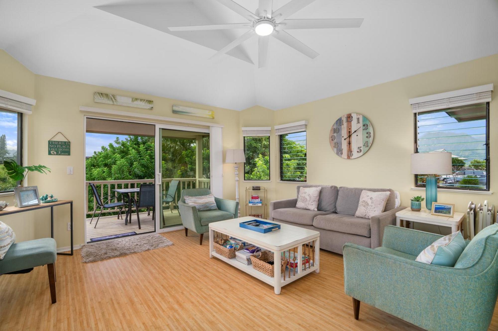 Hanalei Bay Villa Cottage 2Br 2Ba With Mountain Views Hbv24 Princeville Zewnętrze zdjęcie